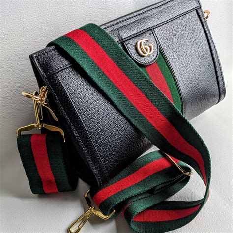 gucci bag with colored strap|Gucci bag strap for sale.